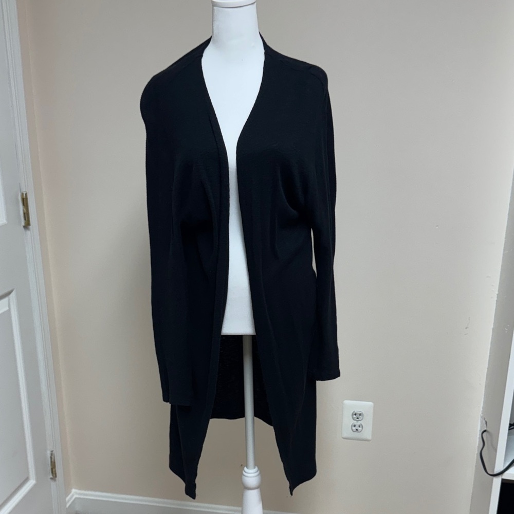 a new day Black Open Front Cardigan
